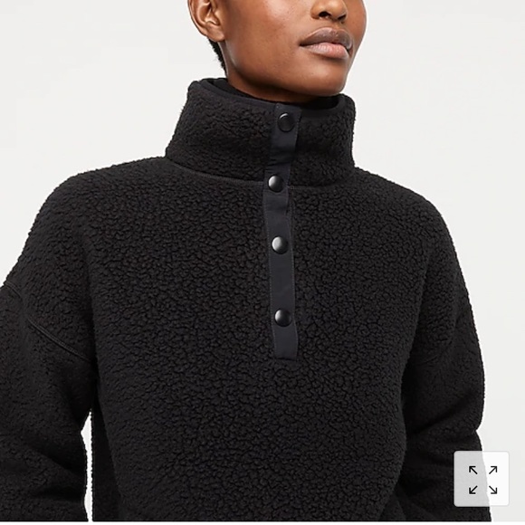 Polartec® sherpa fleece half-snap pullover AS914 - Picture 3 of 4